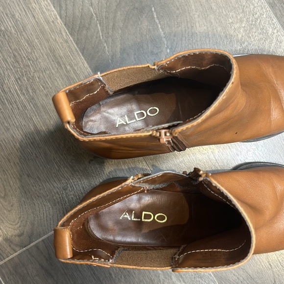 Aldo Ankle Boots Tan Women Size 7 - Picture 14 of 16
